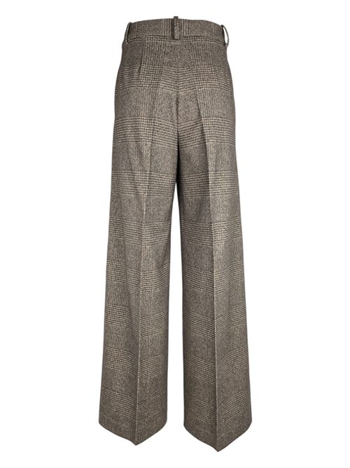 pantalone donna galles tortora e beige Circolo 1901 | FD3680CIOCCOLATO-L